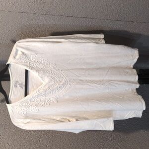 White tunic top